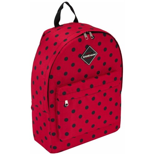 Рюкзак ErichKrause EasyLine 17L Dots in Red сумка шоппер на молнии erichkrause 14l dots in red