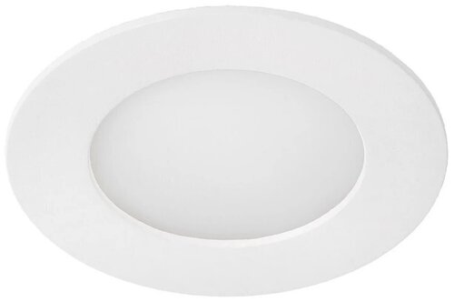 Светильник Ecola DRRV90ELC, LED, 9 Вт, 4200, нейтральный белый, цвет арматуры: белый, цвет плафона: белый