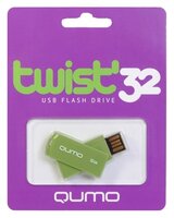 Флешка Qumo Twist 32Gb фисташковый