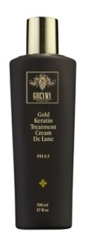 Greymy Gold Hair Keratin Treatment – Кератиновый крем для выпрямления с частицами золота Голд 500 мл 50226