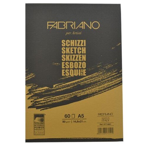 фото Скетчбук Fabriano Schizzi 21 х 14.8 см (A5), 90 г/м², 60 л.