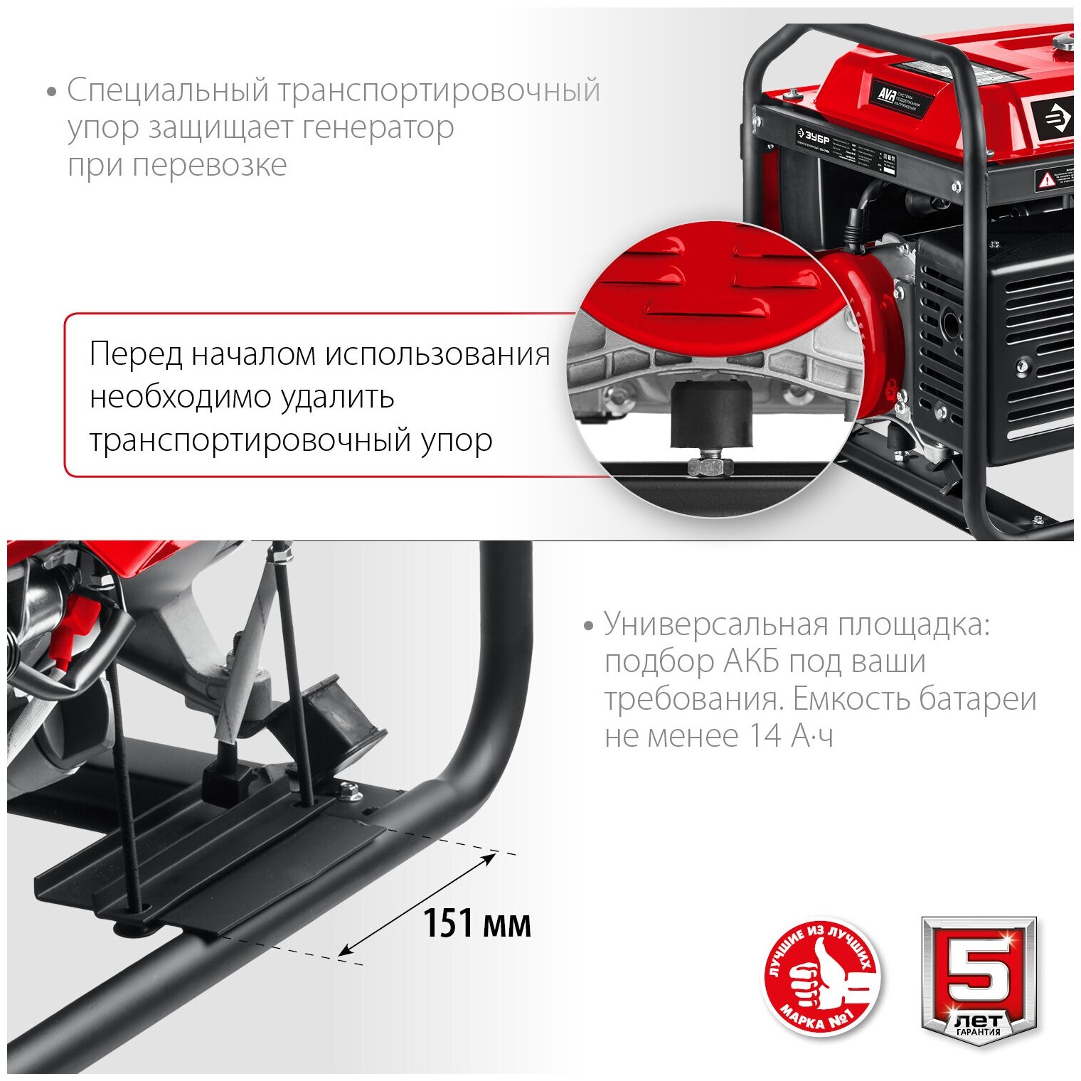 Бензиновый генератор с автозапуском ЗУБР 7000 Вт (СБА-7000) - фотография № 7