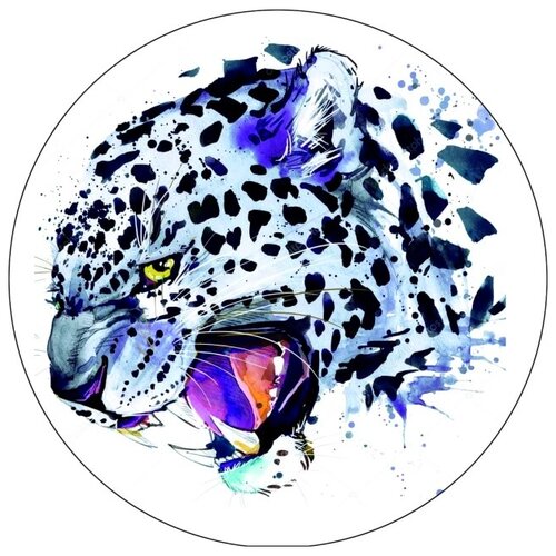 Картина - Леопард - Вышивка крестиком