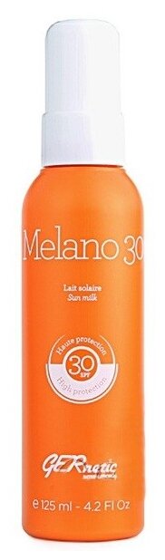 Молочко GERNETIC солнцезащитное для лица и тела SPF30, Melano 30, 125 мл