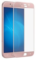 Защитное стекло DF sColor-15 для Samsung Galaxy A3 (2017) черный