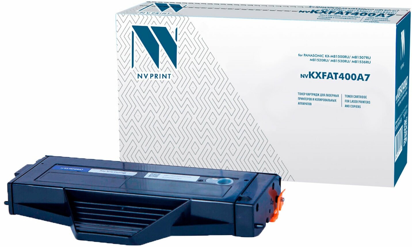 Картридж лазерный NV PRINT (NV-KX-FAT400A7) для PANASONIC KX-MB1500RU/1520RU/1536RU, ресурс 1800 страниц, NV-KXFAT400A7