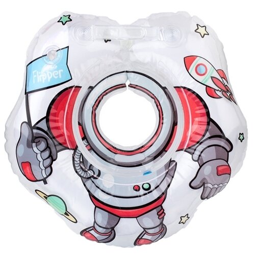 Круг на шею Flipper Космонавт FL008 серыйкрасныйбелый 585₽