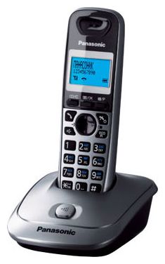 Беспроводной телефон DECT Panasonic KX-TG2511RU Серый металлик