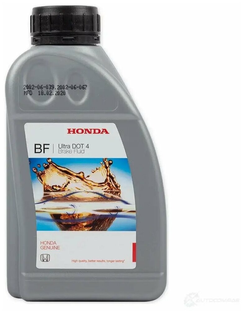 Жидкость тормозная (0.5l) Honda brake fluid dot-4 Honda 0820399938HE