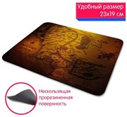 Большой игровой компьютерный коврик для мыши с рисунком Властелин колец карта