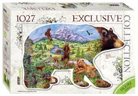 Пазл Step puzzle Exlusive Collection Фигуры Контурный Медведь (83501) , элементов: 1027 шт.