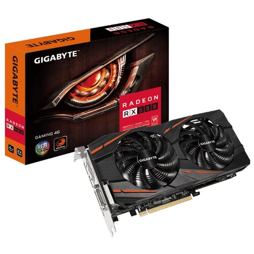 фото Видеокарта GIGABYTE Radeon RX 580 1340Mhz PCI-E 3.0 4096Mb 7000Mhz 256 bit DVI HDMI 3xDisplayPort HDCP Gaming Retail