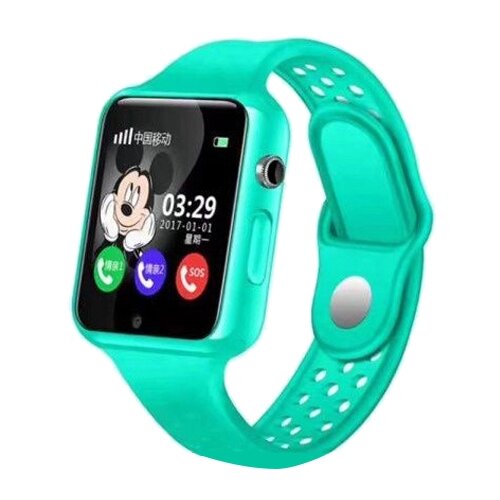 Детские умные часы Smart Baby Watch G98, зеленый gps smart kids watch rw33 роз