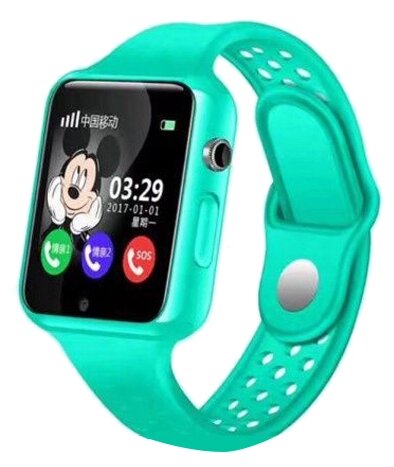 Детские умные часы Smart Baby Watch G98, зеленый