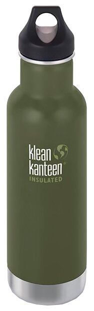 Термобутылка Klean Kanteen Classic Loop 20oz (592мл) (Fresh Pine матовая)