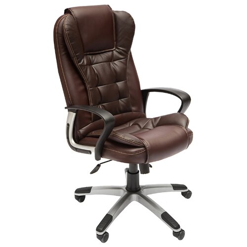 фото Компьютерное кресло tetchair барон, обивка: искусственная кожа, цвет: коричневый