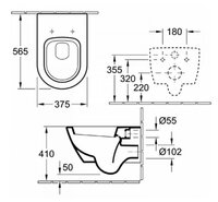 Унитаз Villeroy & Boch Subway 2.0 560010R2