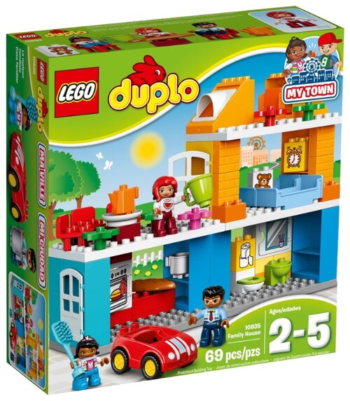 LEGO DUPLO 10835 Семейный дом, 69 дет.