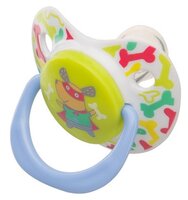 Пустышка силиконовая ортодонтическая Happy Baby Baby Soother 0-12 м (1 шт) Dog