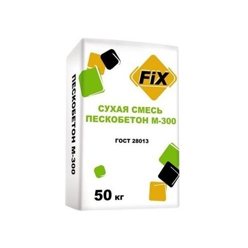 фото Пескобетон fix м-300 50 кг