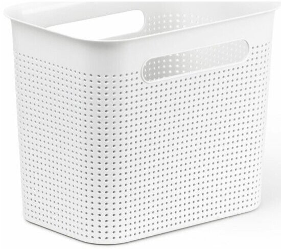 Корзинка Rotho BRISEN 7 л узкая 262*18*211 см белый (1023801100)