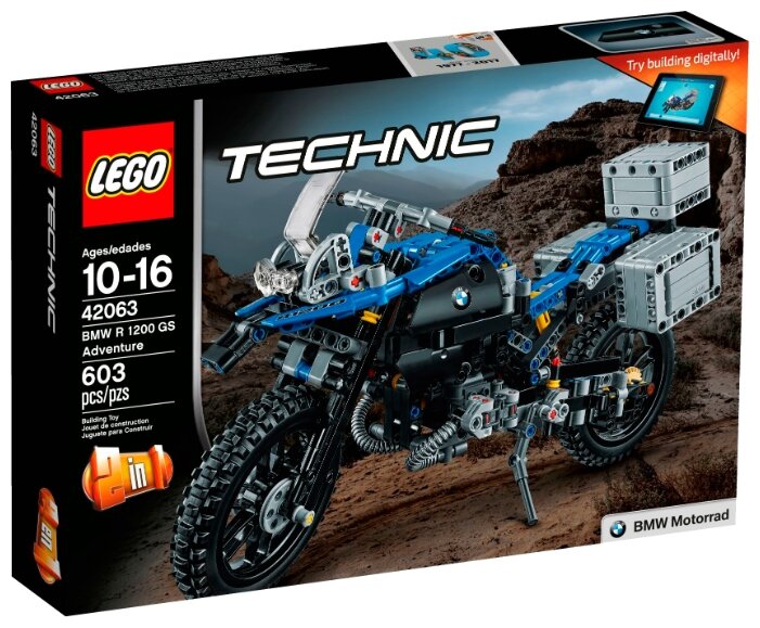 Стоит ли покупать Конструктор LEGO Technic 42063 Приключения на BMW R 1200 GS — выгодные цены на Яндекс.Маркете