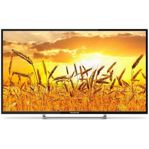 40 Телевизор POLARLINE 40PL11TC-SM, FULL HD, черный, смарт ТВ, Android телевизор polarline 40pl11tc sm