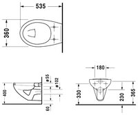 Унитаз DURAVIT Duraplus 019609-WG