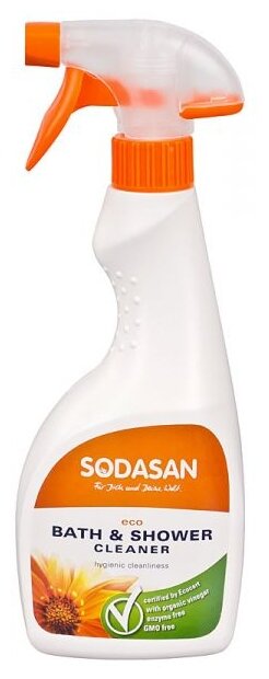 Чистящий спрей Sodasan для ванной комнаты, 500 мл - фотография № 1