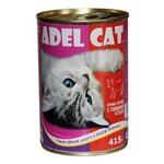 Влажный корм для кошек Adel Cat беззерновой, с говядиной 415 г - изображение