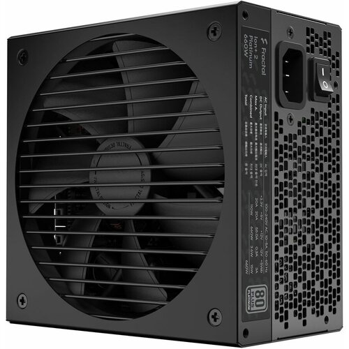 Блок питания FRACTAL DESIGN ION+2 660, 650Вт, черный (FD-P-IA2P-660-EU)