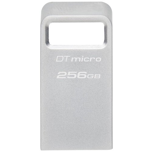 Флешка Kingston DataTraveler Micro C3 G2 256 ГБ, серебристый флешка kingston datatraveler micro c3 g2 256 гб серый