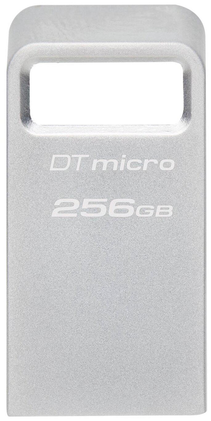 Флеш Диск Kingston 256Gb DataTraveler Micro DTMC3G2/256GB USB3.0 серебристый