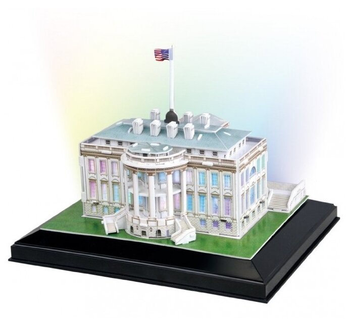 3D Пазл «Белый дом» (США) 56 деталей