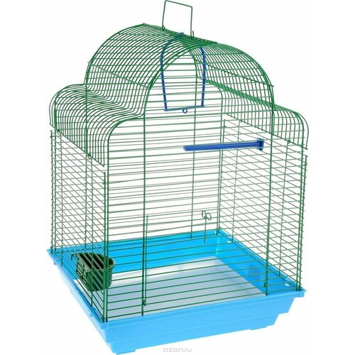 Клетка для птиц, попугаев большая(комплект) 35х29х52 см, цвет микс