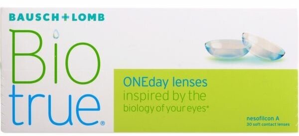 Линзы контактные Bausch&Lomb (Бауш энд Ломб) Biotrue Oneday мягкие однодневные для коррекции зрения (-4.50/8.6/14.2) 30 шт. Bausch & Lomb - фото №4