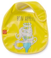 Happy Baby Нагрудник Expert Water-proof baby bib X1, 1 шт , расцветка: yellow