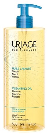 Очищающее пенящееся масло Uriage Huile Nettoyante Cleansing Oil Масло, 500 мл