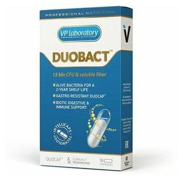 Vplab Duobact 10 кап Пребиотик и пробиотик