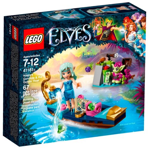 конструктор lego elves 41073 корабль наиды Конструктор LEGO Elves 41181 Гондола Найды и гоблин-воришка, 67 дет.