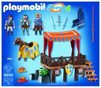 Набор с элементами конструктора Playmobil Super 4 6695 Трибуна Королевских земель