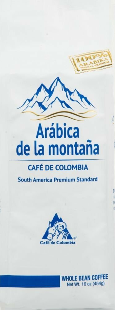 454 гр. Cafe de Colombia/ Де Ла Монтана/De La Montana зерно - фотография № 5