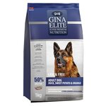 Gina Elite GF Dog Корм беззерновой сух. д/взрослых собак собак с Уткой, бататом и апельсином 15 кг - изображение