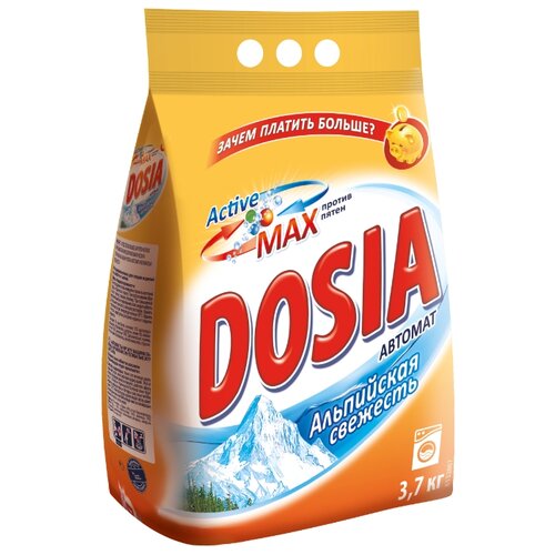 фото Стиральный порошок Dosia Альпийская свежесть (автомат) 3.7 кг пластиковый пакет