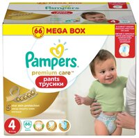 Pampers Premium Care трусики 4 (9-14 кг) 66 шт.