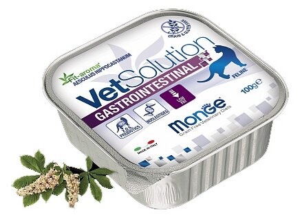 Влажный корм для кошек Monge VetSolution Gastrointestinal, при проблемах с ЖКТ, беззерновой 12 шт. х 100 г - фотография № 1