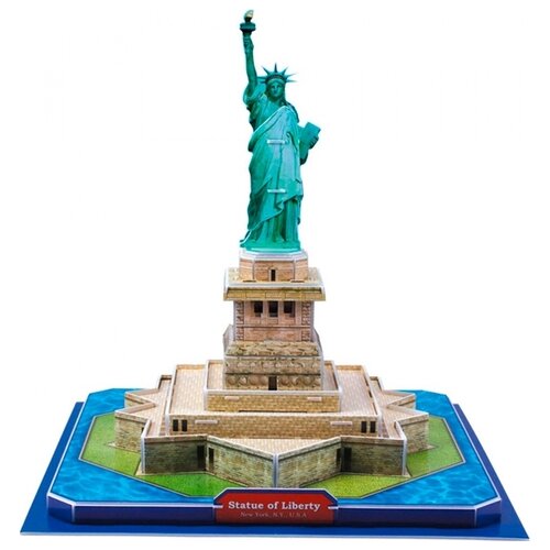 Пазл CubicFun Статуя Свободы (C080h), 39 дет., 24х4.7х16.8 см, разноцветный