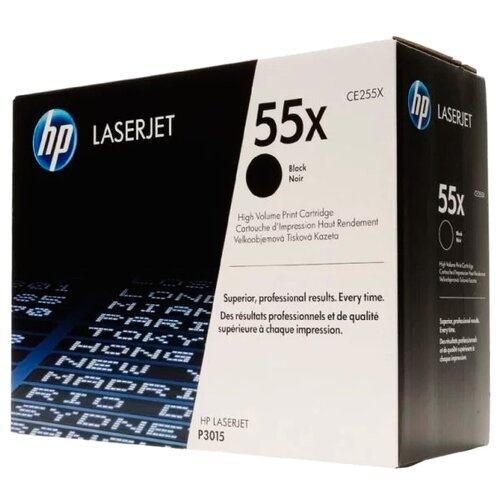 Картридж HP CE255X, 12500 стр, черный картридж uniton ce255x 12500 стр черный