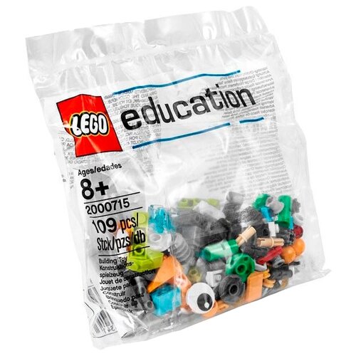 Конструктор LEGO Education WeDo 2.0 2000715 Набор запасных частей, 109 дет. ресурсный набор wedo 2 0 wedo 1 0 45300 развивающий конструктор игрушка