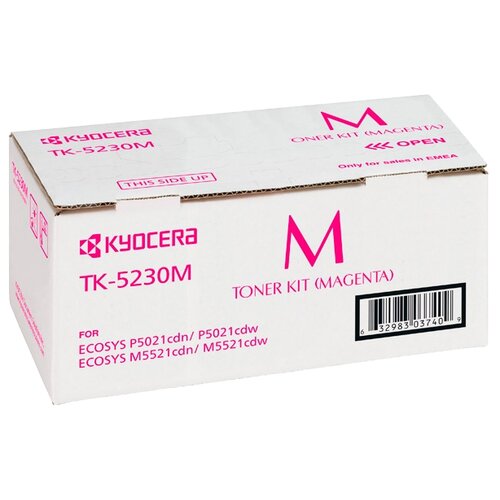 Картридж KYOCERA TK-5230M, пурпурный тонер картридж tk 5230c